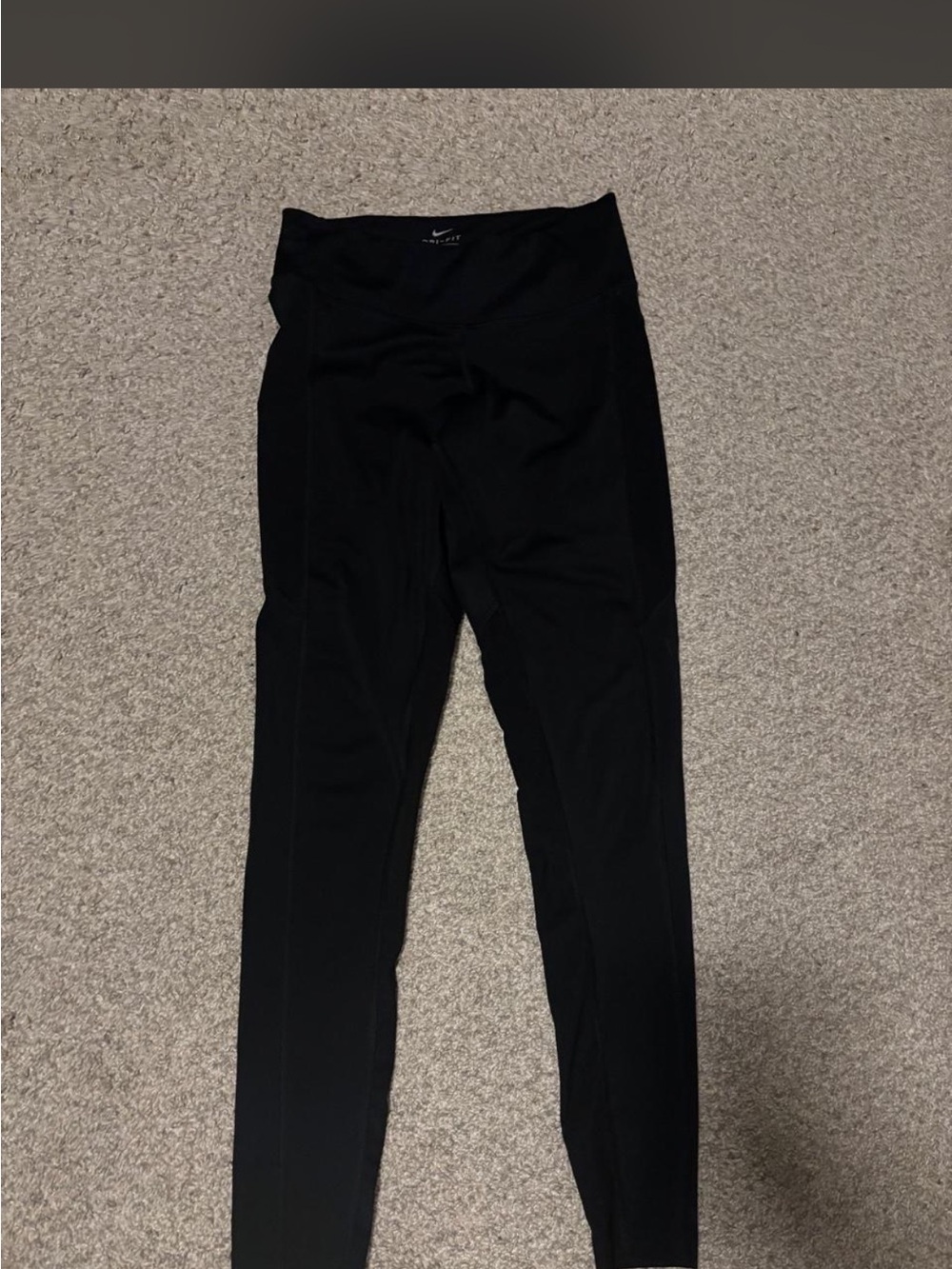 Nike womens Black High-Rise Athletic Leggings